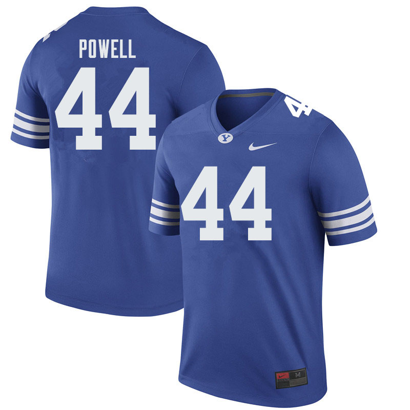 Men #44 Riggs Powell BYU Cougars College Football Jerseys Sale-Royal